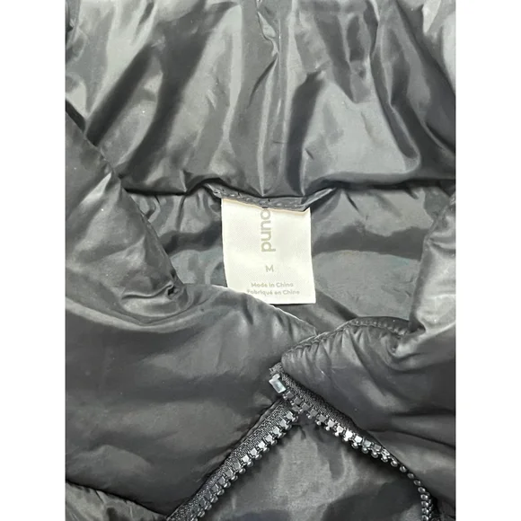 Women's Black Puffer Vest M - Picture 2 of 8